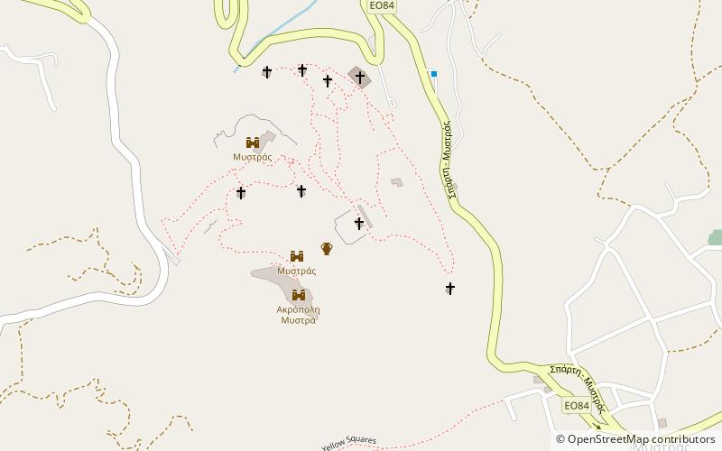 Pantanassa Monastery location map