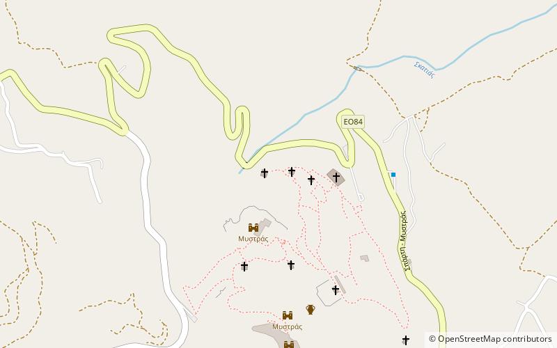 Brontochion Monastery location map