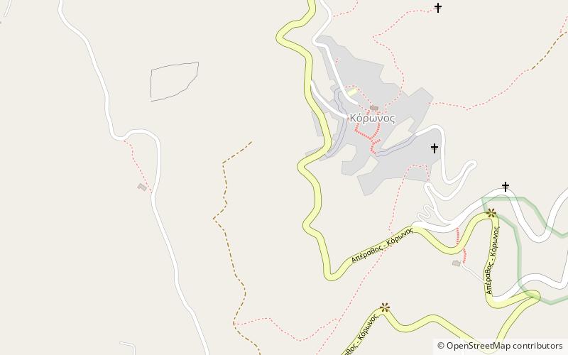 Koronos location map