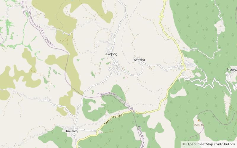 Akovos location map