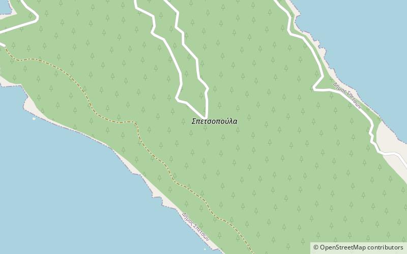 Spetsopoula location map