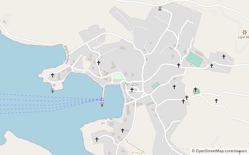 Lipsi location map