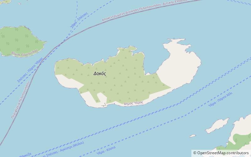 Dokos location map