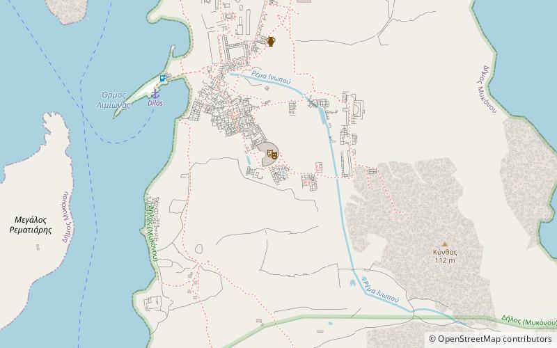 hotellerie delos location map