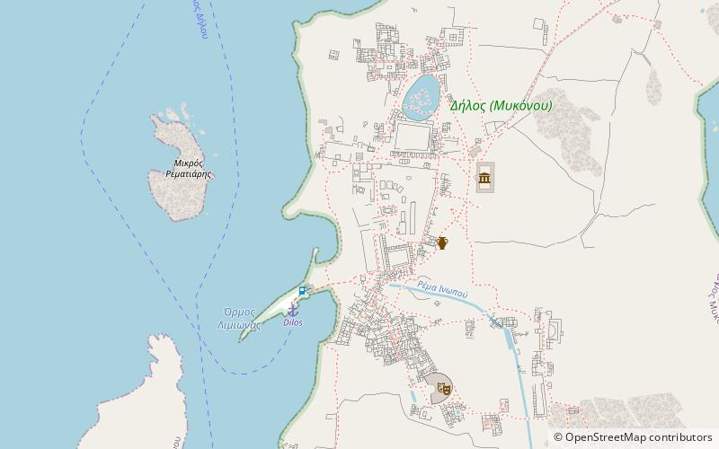 Koloss der Naxier location map