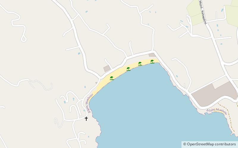 kalo livadi mykonos location map