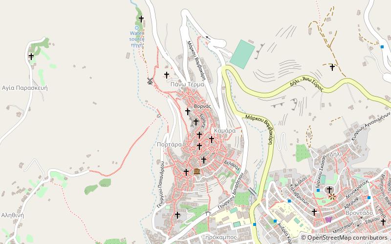 Cathédrale Saint-Georges d'Áno Sýros location map