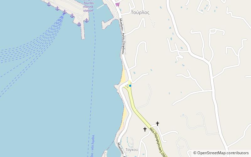 tourlos mykonos location map