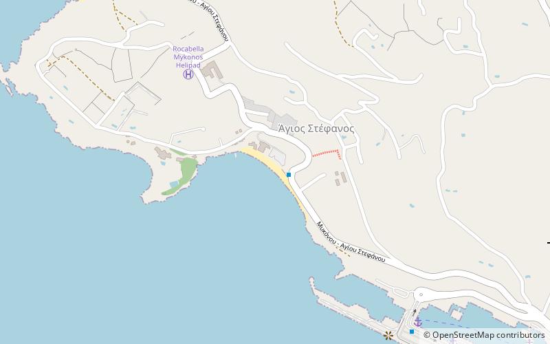 Agios Stefanos location map