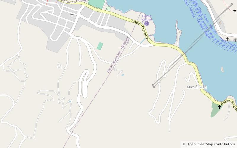 Galatas location map