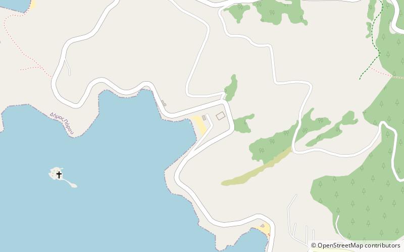 paralia rosikos naustathmos wyspa poros location map