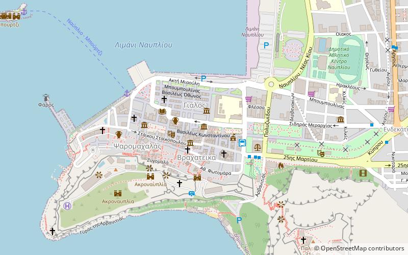 muzeum wojny nauplion location map