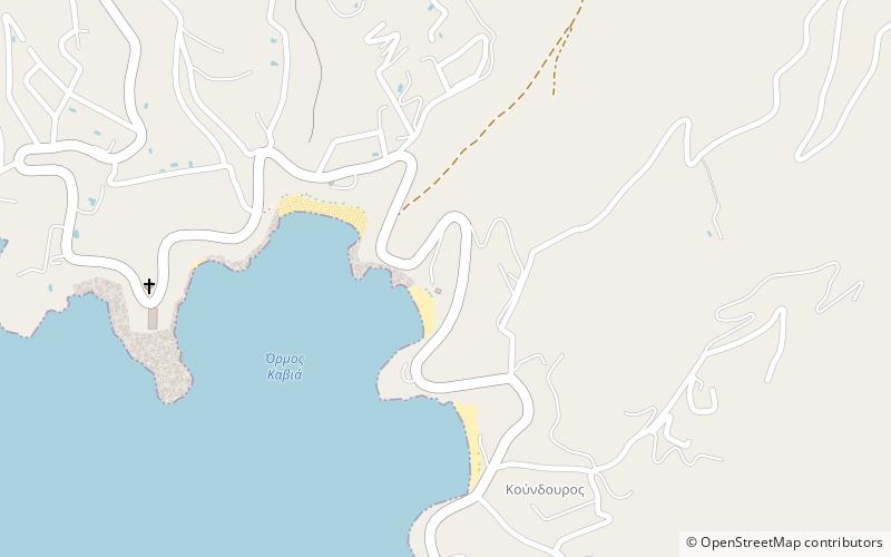 Kea Water Sports - Koundouraki Beach location map