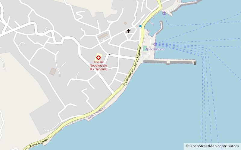 Agios Kirykos location map