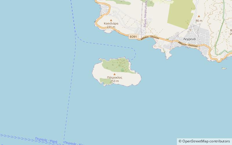 Patroklou location map