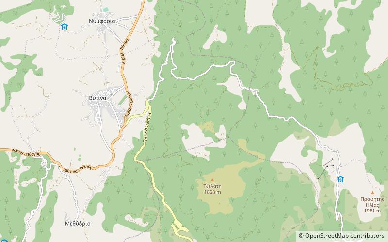Ménalo location map