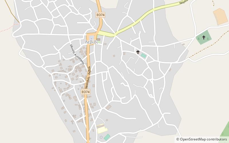 Levidi location map