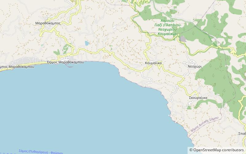 kaladakia samos location map