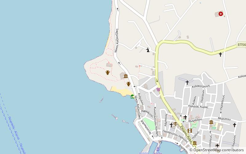 Archaeological Museum of Aegina location map