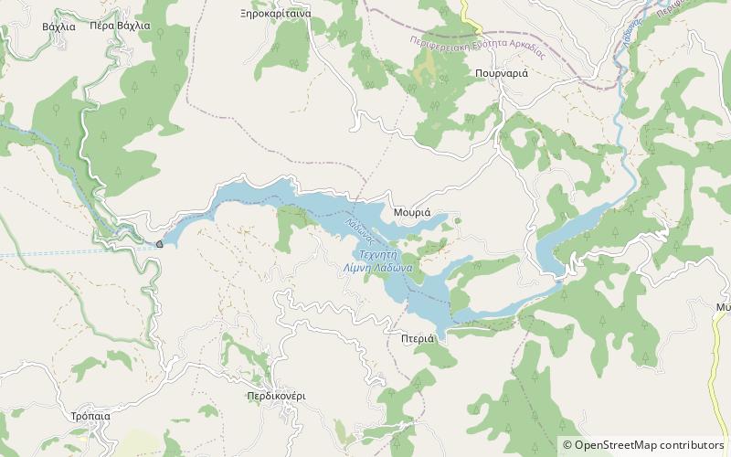 Ladon Lake location map