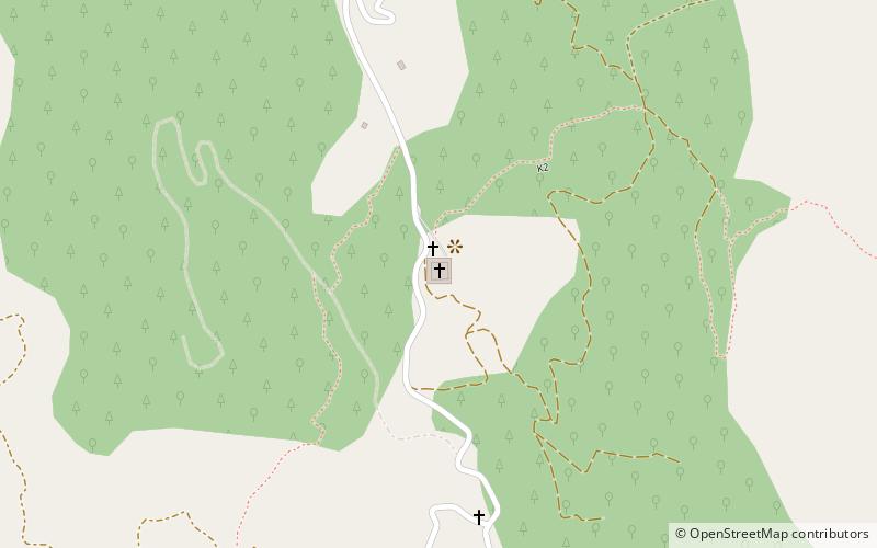 Vronda Monastry location map