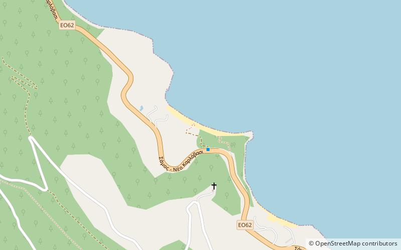 tsamadou samos location map