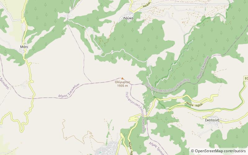 oligyrtos location map