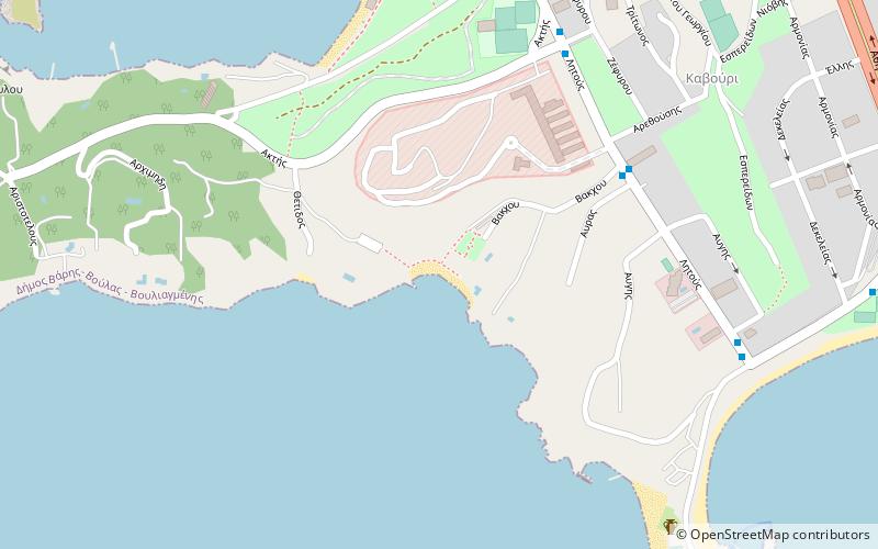mikro kabouri vouliagmeni location map