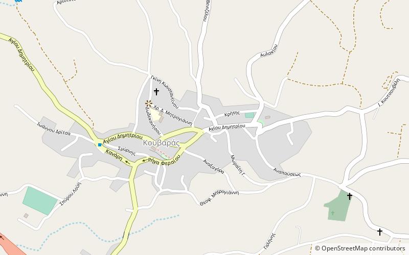 kouvaras location map