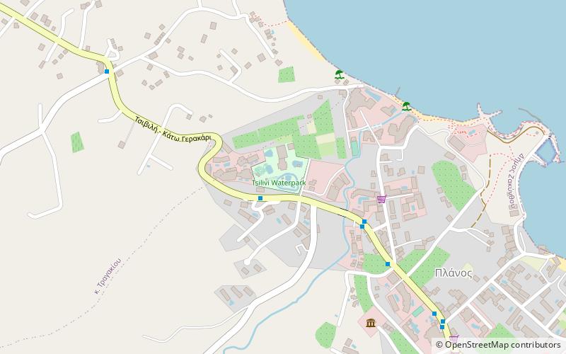 tsilivi waterpark location map
