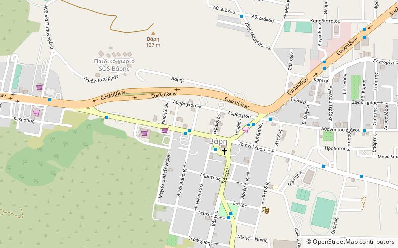 Vári location map