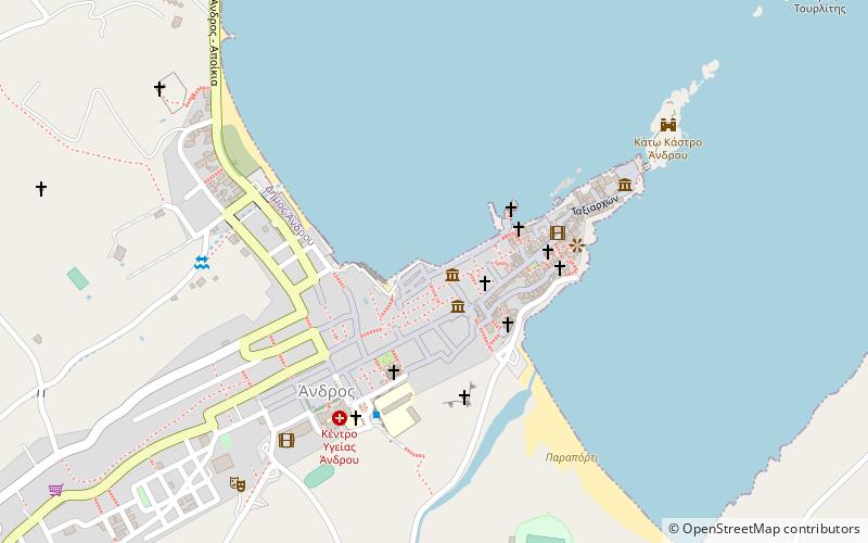 Museum of Contemporary Art Andros location map