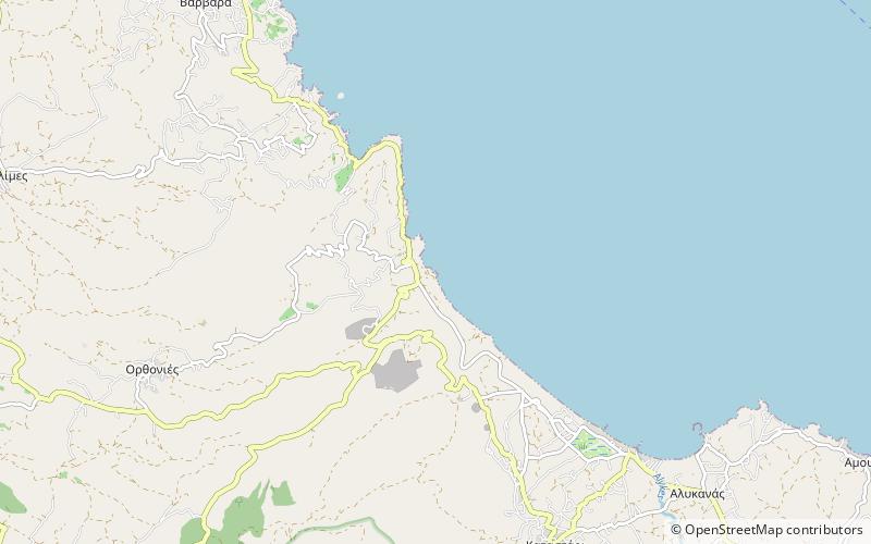 little xigia zakintos location map