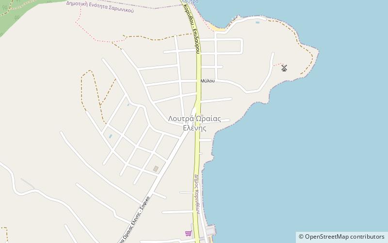 loutra oreas elenis location map