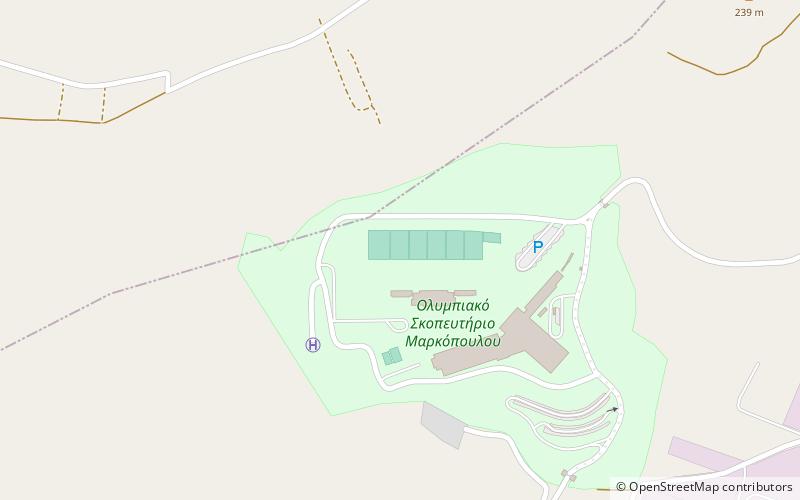 centro olimpico de tiro markopoulo location map