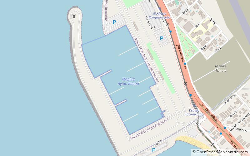 Agios Kosmas Olympic Sailing Centre location map