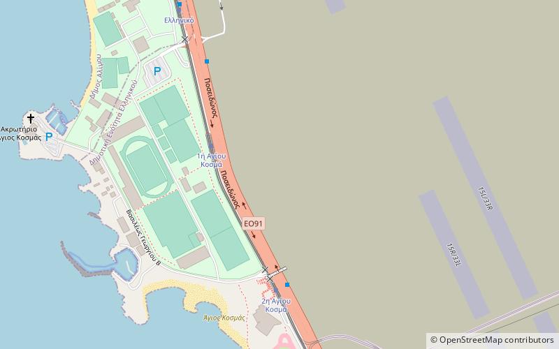 Hellinikon Olympic Arena location map