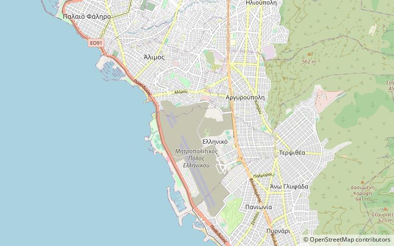 panathinaikos athen elliniko location map