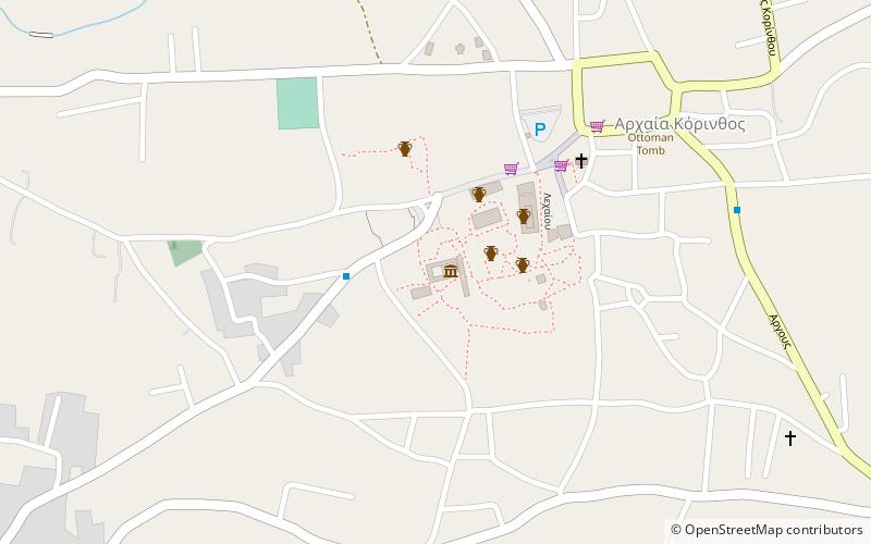 Musée archéologique de l'ancienne Corinthe location map