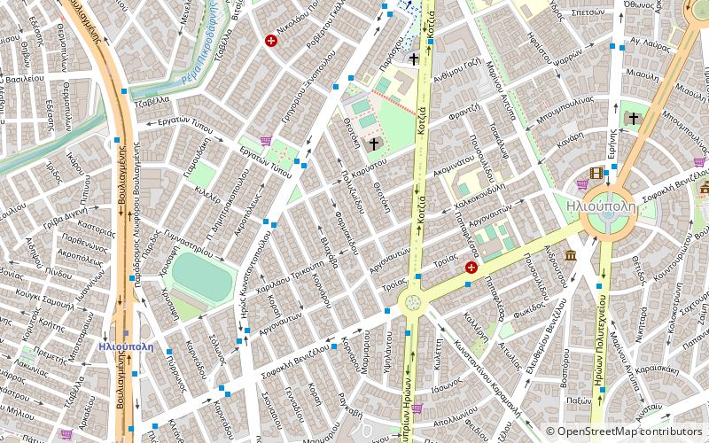 ilioupoli athenes location map