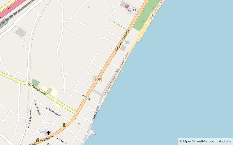 Agii Theodori location map