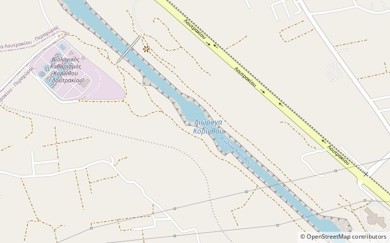 most opuszczany korynt location map
