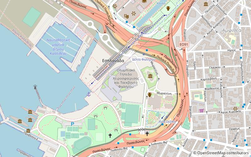 Faliro Sports Pavilion Arena location map