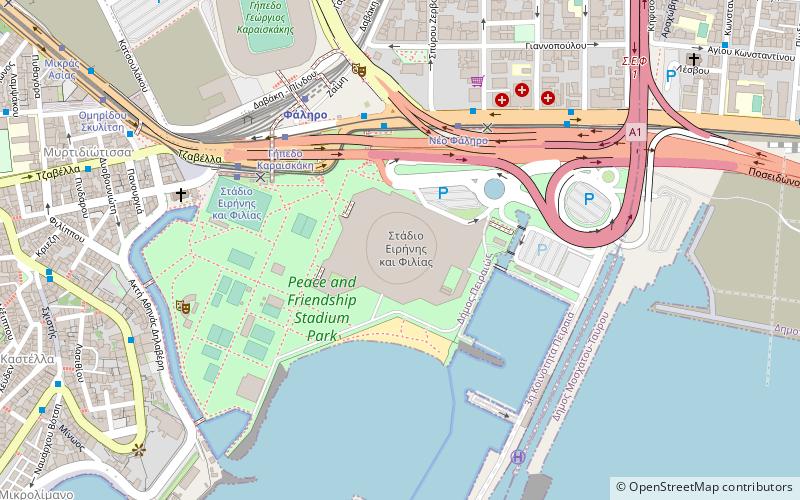 Stadion des Friedens und der Freundschaft location map