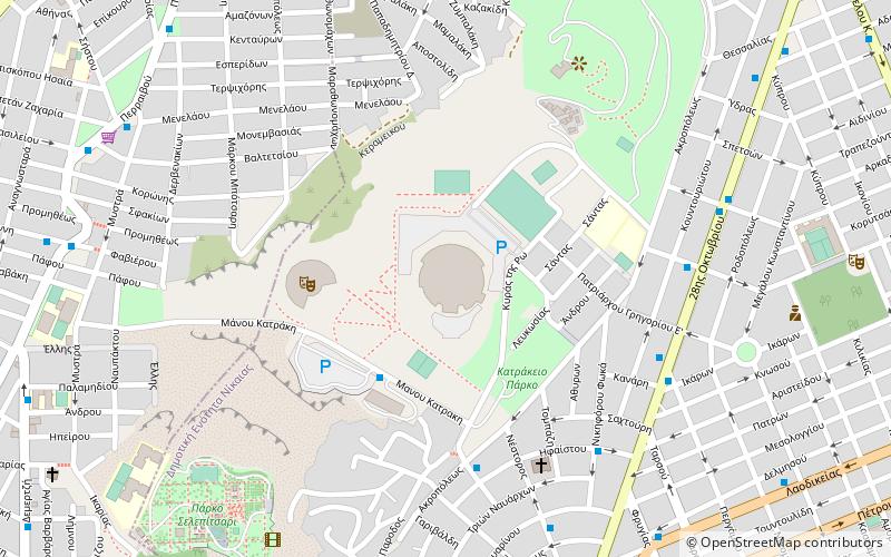 centro olimpico de halterofilia nikaia el pireo location map