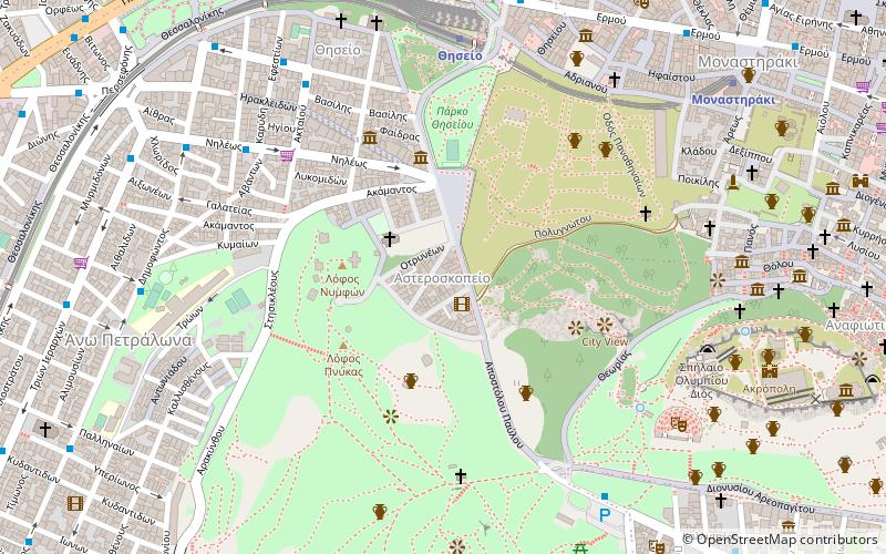 Asteroskopeio location map