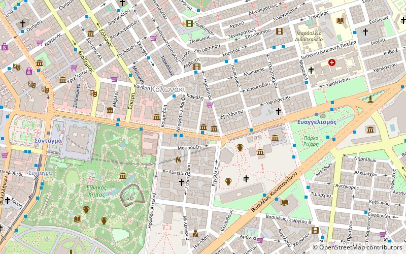 Museum of Cycladic Art location map