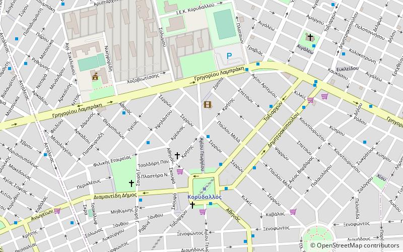 koridalos ateny location map