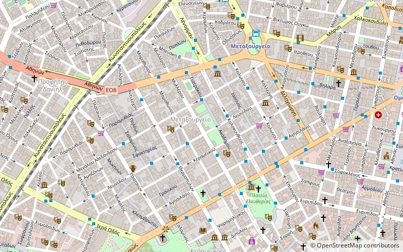 Kommunale Galerie Athen location map