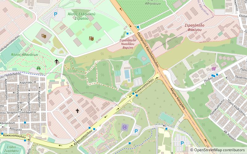 Markopoulo Olympic Complex location map